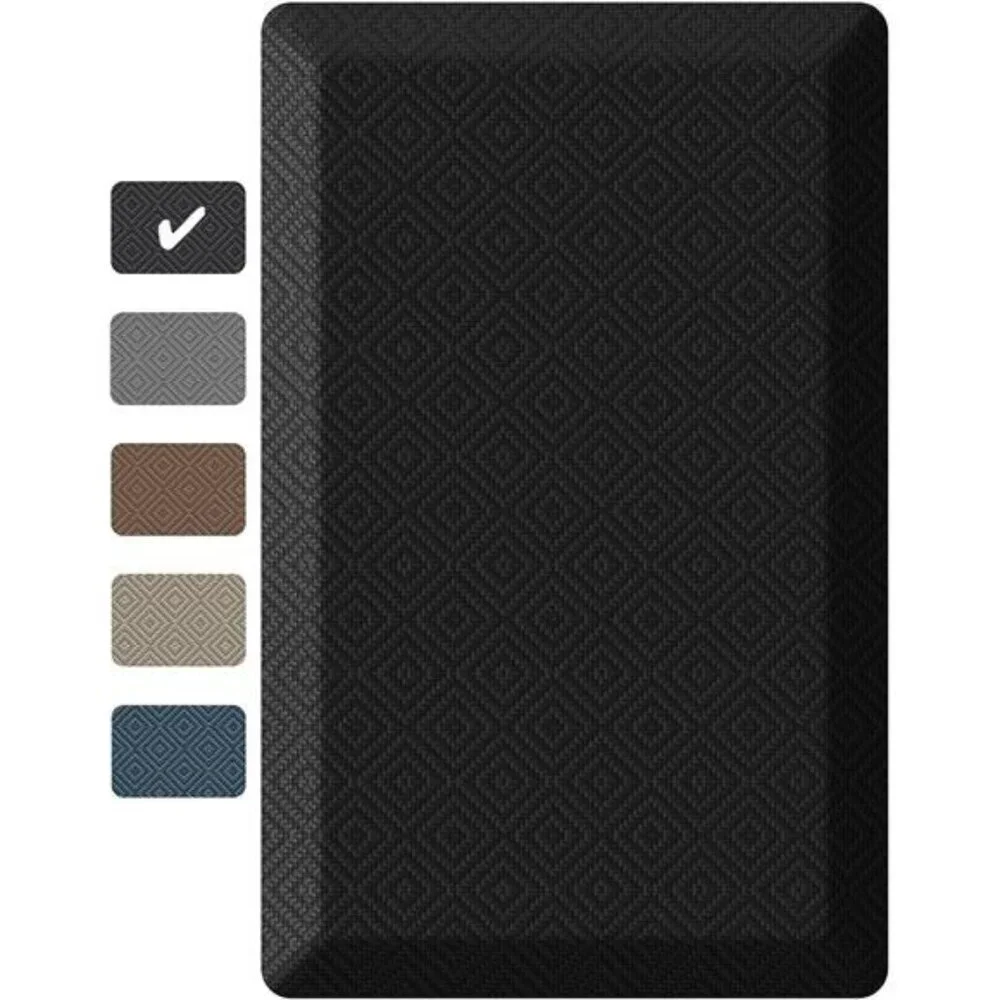 Ophanie Anti Fatigue Kitchen Mat 20x32 Thick Cushioned Waterproof Floor Rug